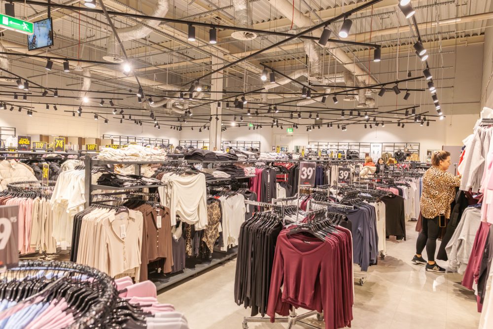 Asortyment sklepu New Yorker w M1 Kraków