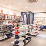 Asortyment sklepu z ubraniami dla dzieci Okaïdi w M1 Kraków