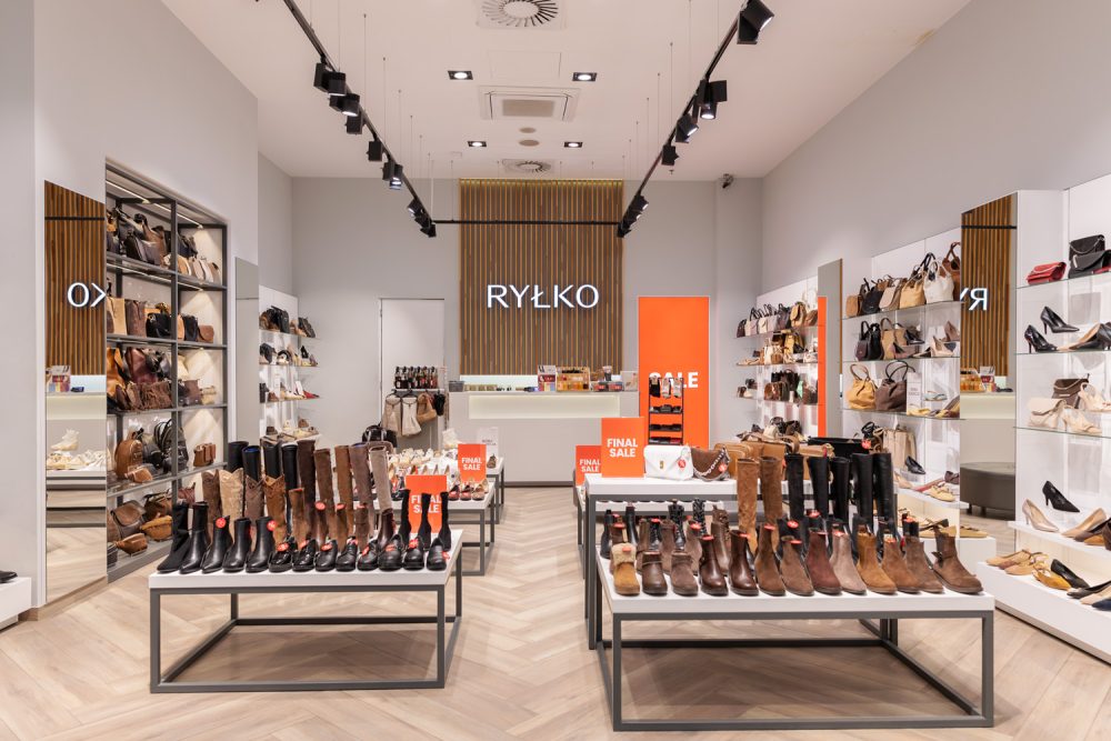 Asortyment sklepu obuwniczego Ryłko w M1 Kraków