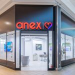 Zdjęcie witryny biura podróży Anex w M1 Kraków