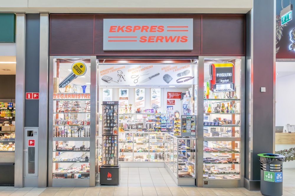 witryna sklepu ekspres serwis w M1 Kraków