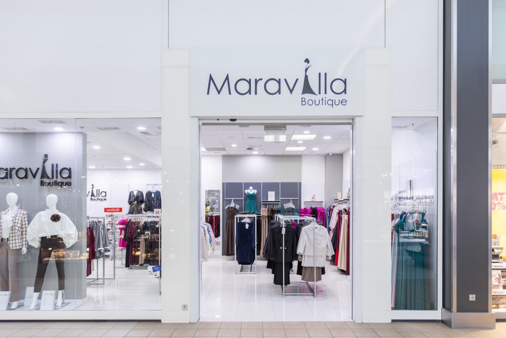 Witryna butiku Maravilla w M1 Kraków