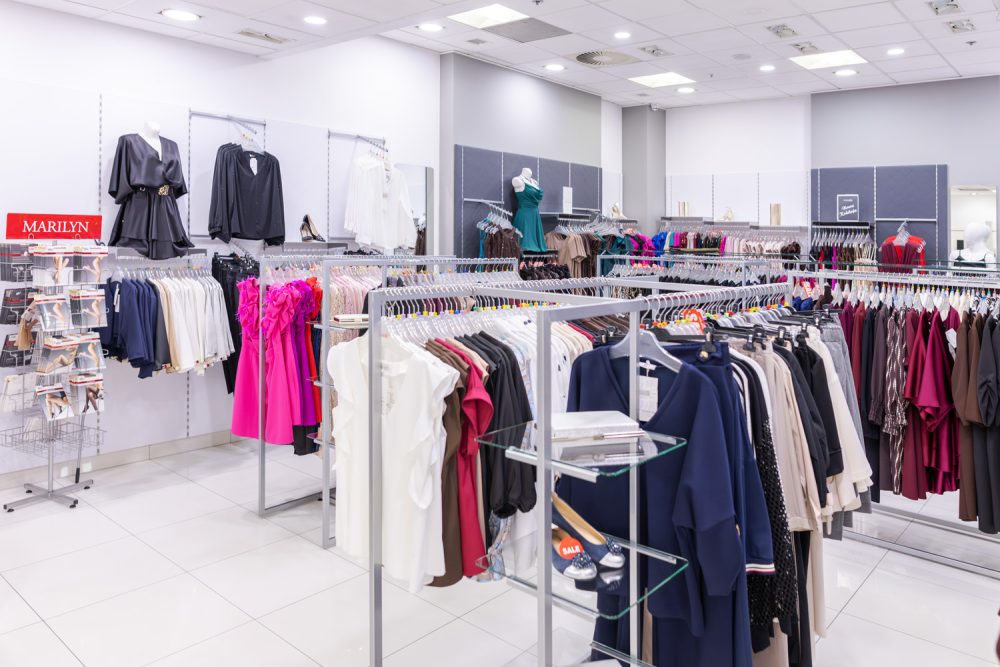 Wnętrze butiku Maravilla w M1 Kraków