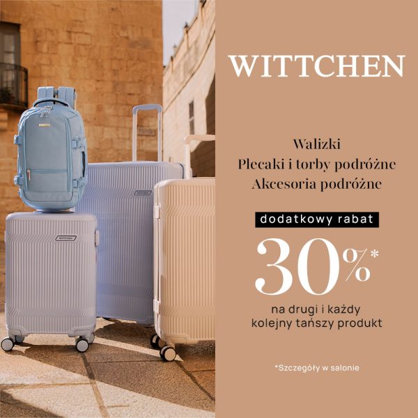Zdjęcie asortymentu podróżnego marki WITTCHEN objętego promocją wielosztuk.