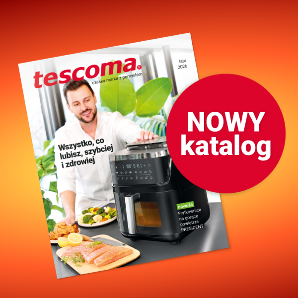 Grafika promująca nowy katalog tescoma.