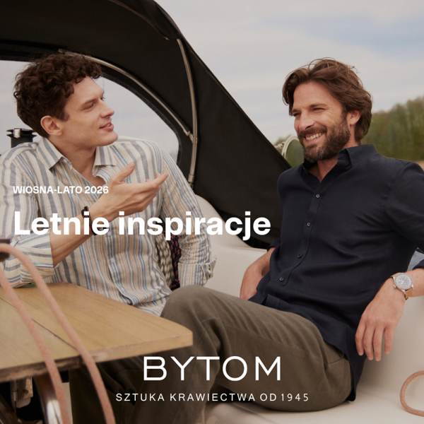 Promocja marki BYTOM. Letnie inspiracje ubrań męskich.